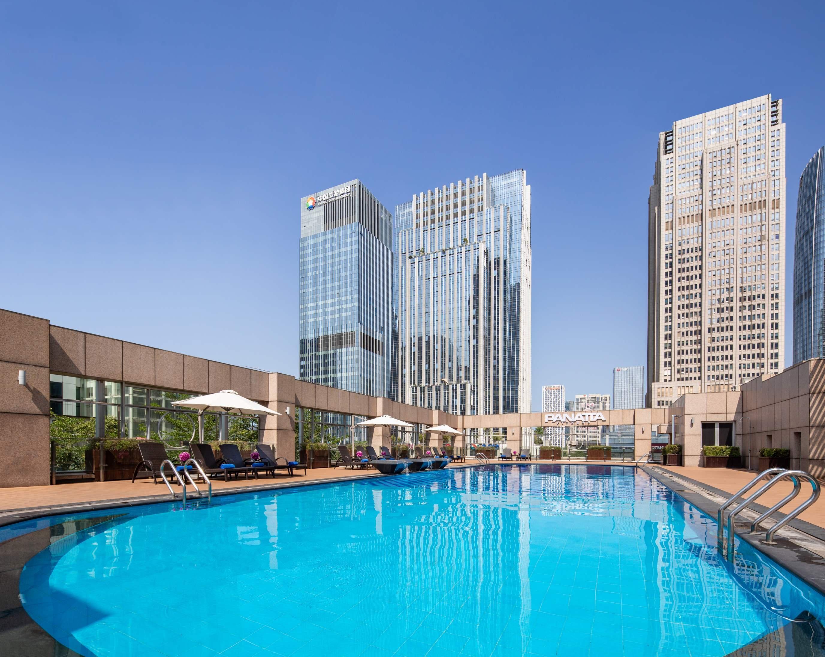 Crowne Plaza Shenzhen Futian, Near To Shenzhen Convention&Exhibition Centre, Shenzhen Stock Exchange And Shenzhen Civic Center, Outdoor Heated Pool Hotel Bagian luar foto